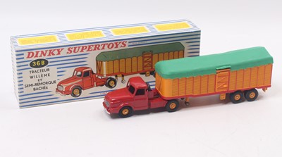 Lot 1315 - French Dinky Toys, 36-B, Willeme Tractor and...