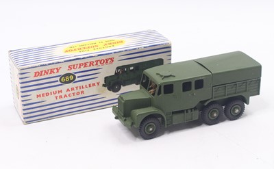 Lot 1403 - Dinky Toys No. 689 Medium Artillery Tractor,...