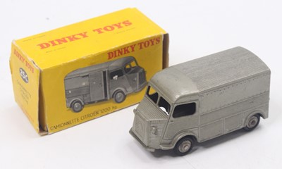 Lot 1319 - French Dinky Toys No. 25C Citroen 1200 kg van...