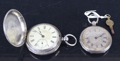 Lot 420 - A mid-Victorian silver gent's cased full...