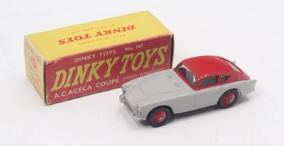 Lot 1262 - Dinky Toys No. 167 AC Aceca Coupe comprising...
