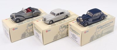 Lot 1631 - Three kit-built 1:43 scale Landsdowne model...