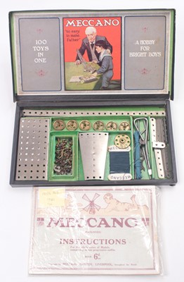 Lot 1593 - Meccano Circa 1911/12 Outfit 1 Set, nickel...