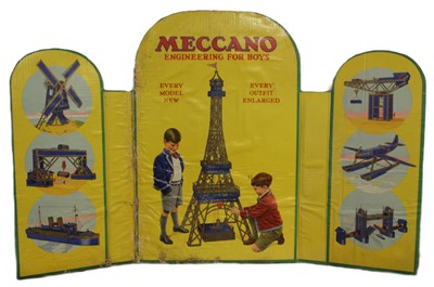 Lot 1606 - A Meccano circa 1930s original large shop...