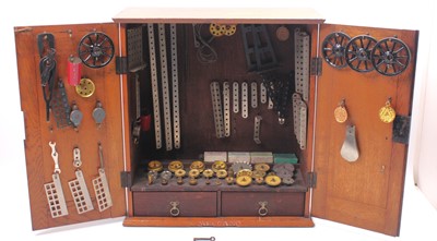 Lot 1610 - An original Meccano circa 1916 No. 2 storage...