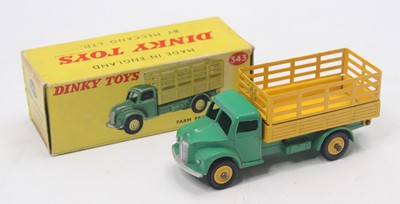 Lot 1278 - Dinky Toys No.343 Farm Produce Wagon, green...