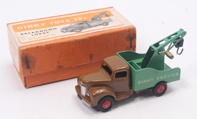 Lot 1300 - Dinky Toys No. 25X Breakdown Lorry, brown...
