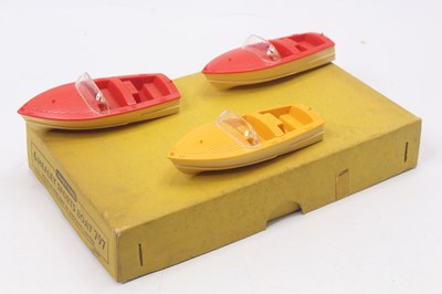 Lot 1371 - Dinky Toys No.797 Healey Sports Boat original...