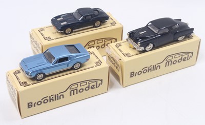 Lot 1639 - Three Brooklin models 1:43 scale cast metal...