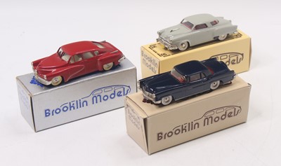 Lot 1641 - Three Brooklin models 1:43 scale cars to...