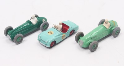 Lot 1499 - Dinky Toys group of 3 loose racing diecasts to...