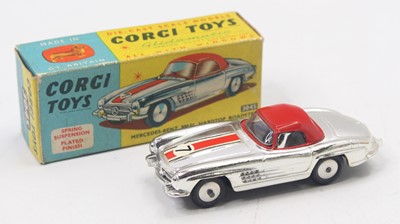 Lot 1119 - Corgi Toys No. 304S Mercedes Benz 300SL hard...