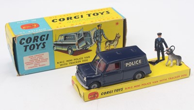 Lot 1170 - Corgi Toys No. 448 Police BMC Mini Van with...