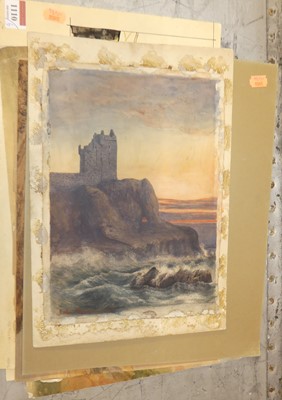 Lot 1124 - A portfolio of five various unframed Victorian...