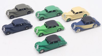 Lot 1470 - Dinky Toys group of seven, including four...
