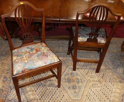 Lot 1226 - A contemporary mahogany and crossbanded twin...