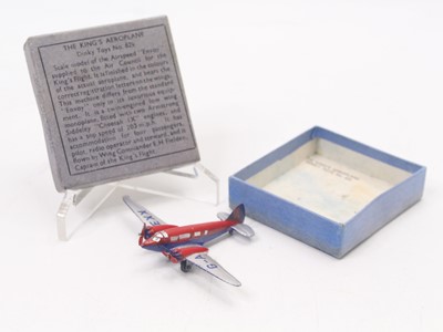 Lot 1357 - Dinky Toys No. 62K The King's Aeroplane Air...