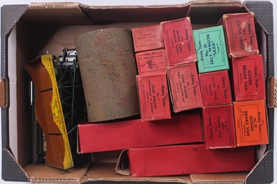 Lot 169 - A large collection of Hornby 0 gauge wagons,...