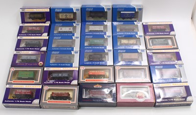 Lot 455 - One tray containing 29 00 gauge wagons, mainly...