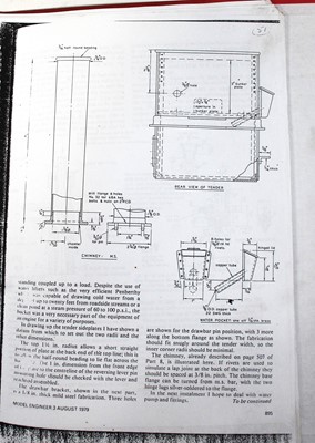 Lot 7 - 2" scale live steam coal-fired Durham &...