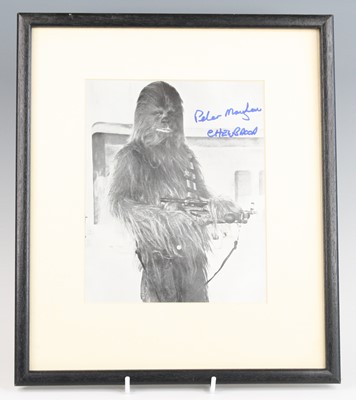 Lot 765 - Star Wars, a 21 x 17cm black and white image...