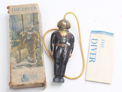 Lot 1934 - A Saxon Tower toy titled "The Diver", housed...