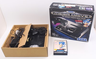 Lot 2000 - Sega Mega Drive original boxed console...