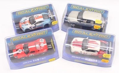 Lot 1981 - A collection of four various Scalextric modern...