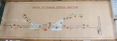 Lot 51 - South Tottenham Station Junction signal box...