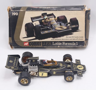 Lot 1198 - Corgi Toys 1/18 scale No. 190 JPS Lotus F1...