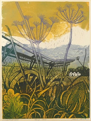 Lot 330 - Paul Beck (b.1922) - Hoy's Cart, linocut,...