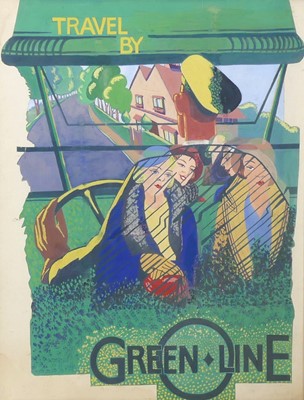 Lot 181 - Modern British School (20th century) - Green...