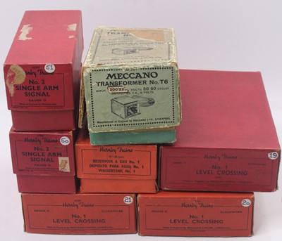 Lot 180 - A small collection of Hornby 0 gauge...