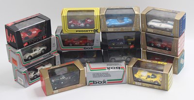 Lot 895 - 16 1:43 scale cars, including a Model Box...