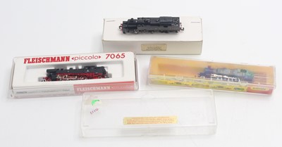 Lot 592 - Three N gauge locos to include a Skytrex...
