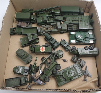 Lot 1473 - A collection of play-worn Dinky military...