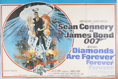Lot 753 - James Bond, Diamonds Are Forever, 1971 UK quad...