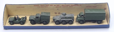 Lot 1397 - Dinky Toys Gift Set No. 699 Military Vehicles...