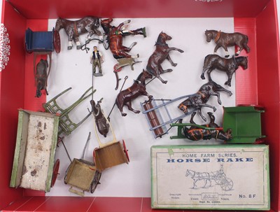 Lot 2067 - Britains a quantity of mostly loose lead and...