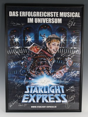 Lot 693 - A German poster for the musical Starlight...