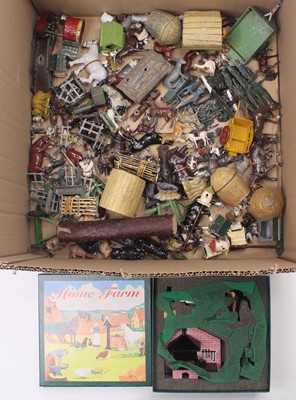 Lot 2066 - Britains loose lead and hollow playworn...