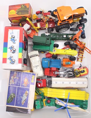 Lot 890 - One tray containing mixed play worn diecast to...