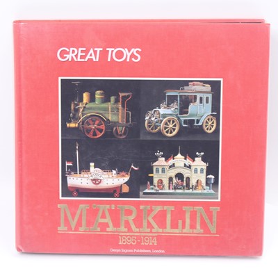 Lot 212 - Great Toys of Marklin 1895-1914 hardback book,...