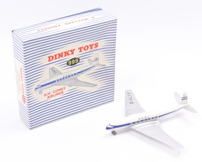 Lot 1343 - Dinky Toys 999 D.H Comet Airliner, in B.O.A.C...