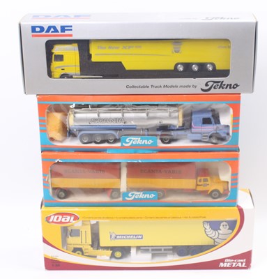 Lot 778 - Tekno/Joal 1/50 scale group of four boxed...