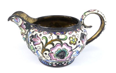 Lot 1143 - An early 20th century Russian silver-gilt and...