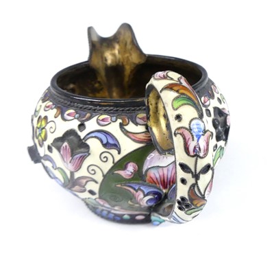 Lot 1143 - An early 20th century Russian silver-gilt and...