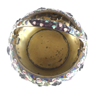 Lot 1143 - An early 20th century Russian silver-gilt and...
