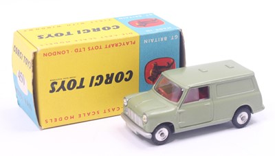 Lot 1114 - Corgi Toys No. 450 Austin Mini Van comprising...