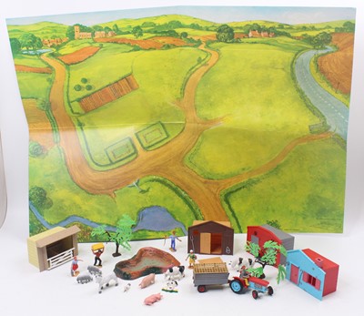 Lot 2108 - Timpo Big Farm Set No.160 containing a card...